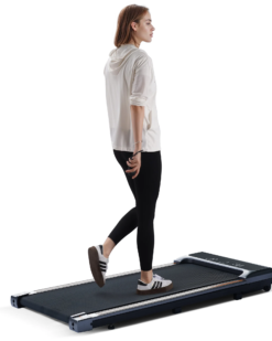 Walking Pad under Desk Treadmill with Remote Control Lightweight 2 in 1 Exercise Treadmill 0.6-3.8 Speed Range for Home Office Workout